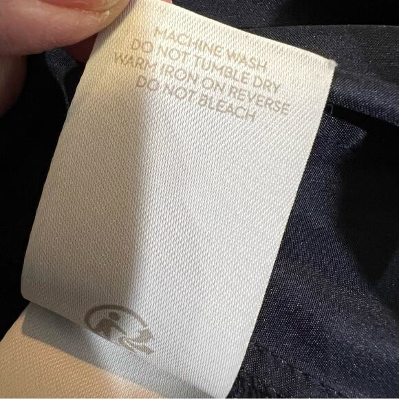 Boden Paperbag Tie Waist Wide Leg Trouser size 16 Navy - Picture 6 of 11